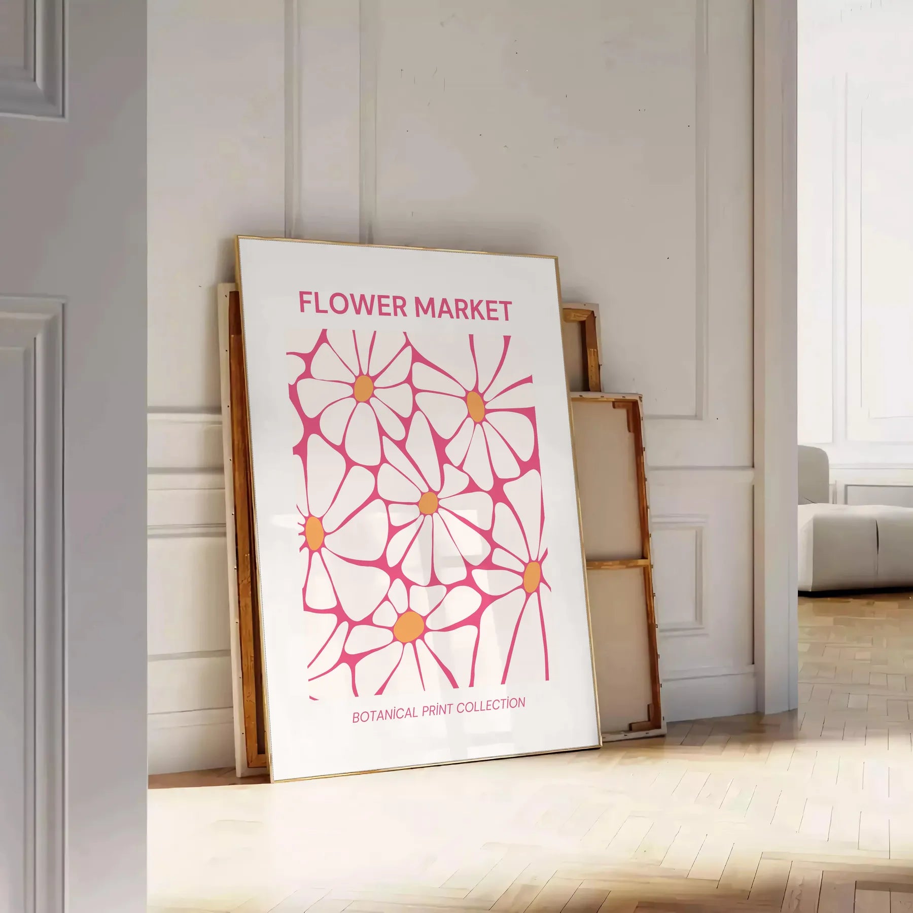 beauty nature stunning botanical art poster vibrant yellow green tones space captivating wall ideal gift home exquisite artwork framed print unframed